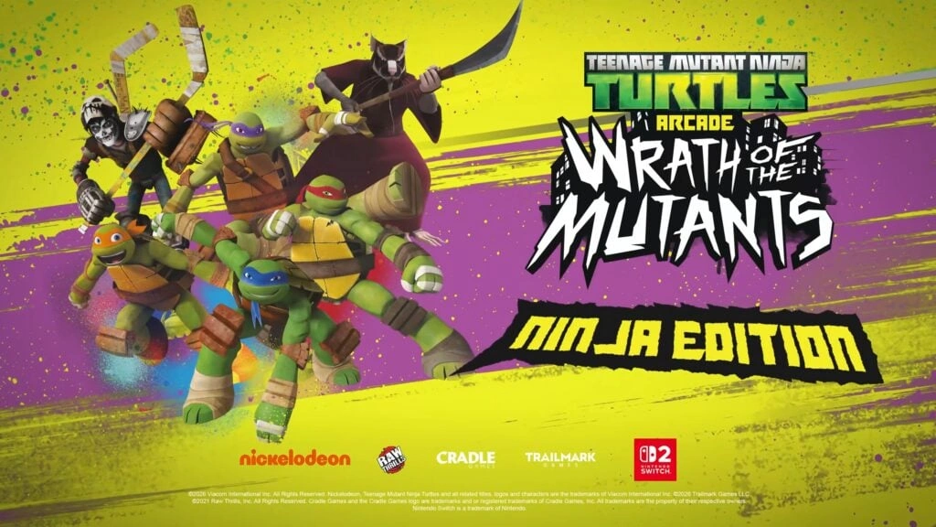 Tortugas Ninja: Wrath of the Mutants - Ninja Edition llega a Switch 2 el 4 de septiembre